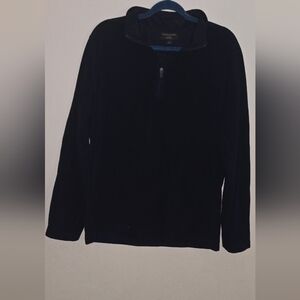 Banana Republic Men's Zip-Up Blue Sweater